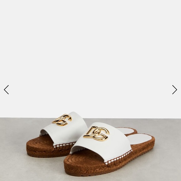 Dolce and Gabbana embellished leather slides size 41 - Picture 5 of 16